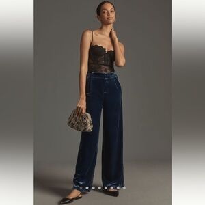 Vintage Y2K Blue Velvet Pant